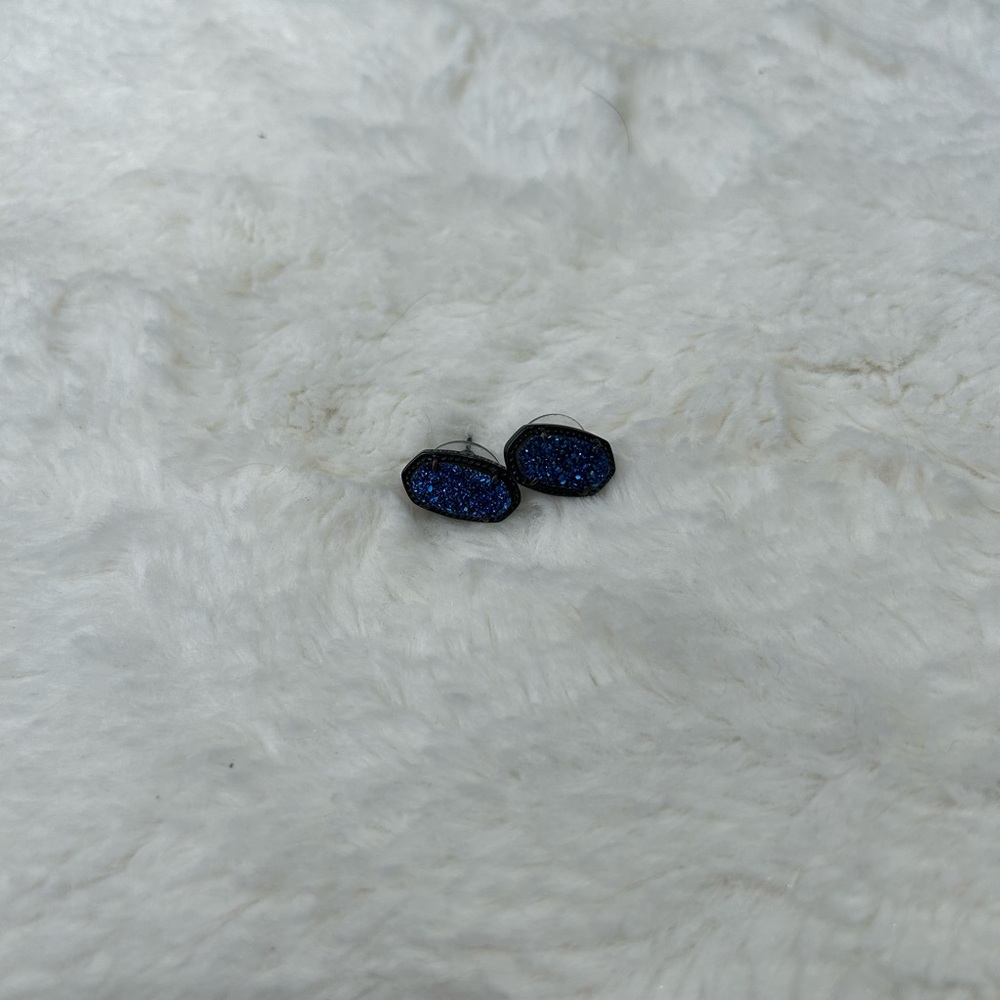 Kendra Scott stud earrings - royal blue